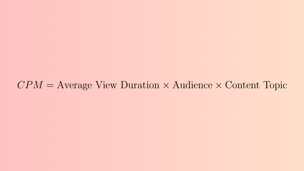 CPM Equation